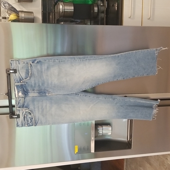 💕MOTHER SUPERIOR💕 The Insider Crop Step Fray Jeans ~ I Confess 28 NWOT - Picture 13 of 17